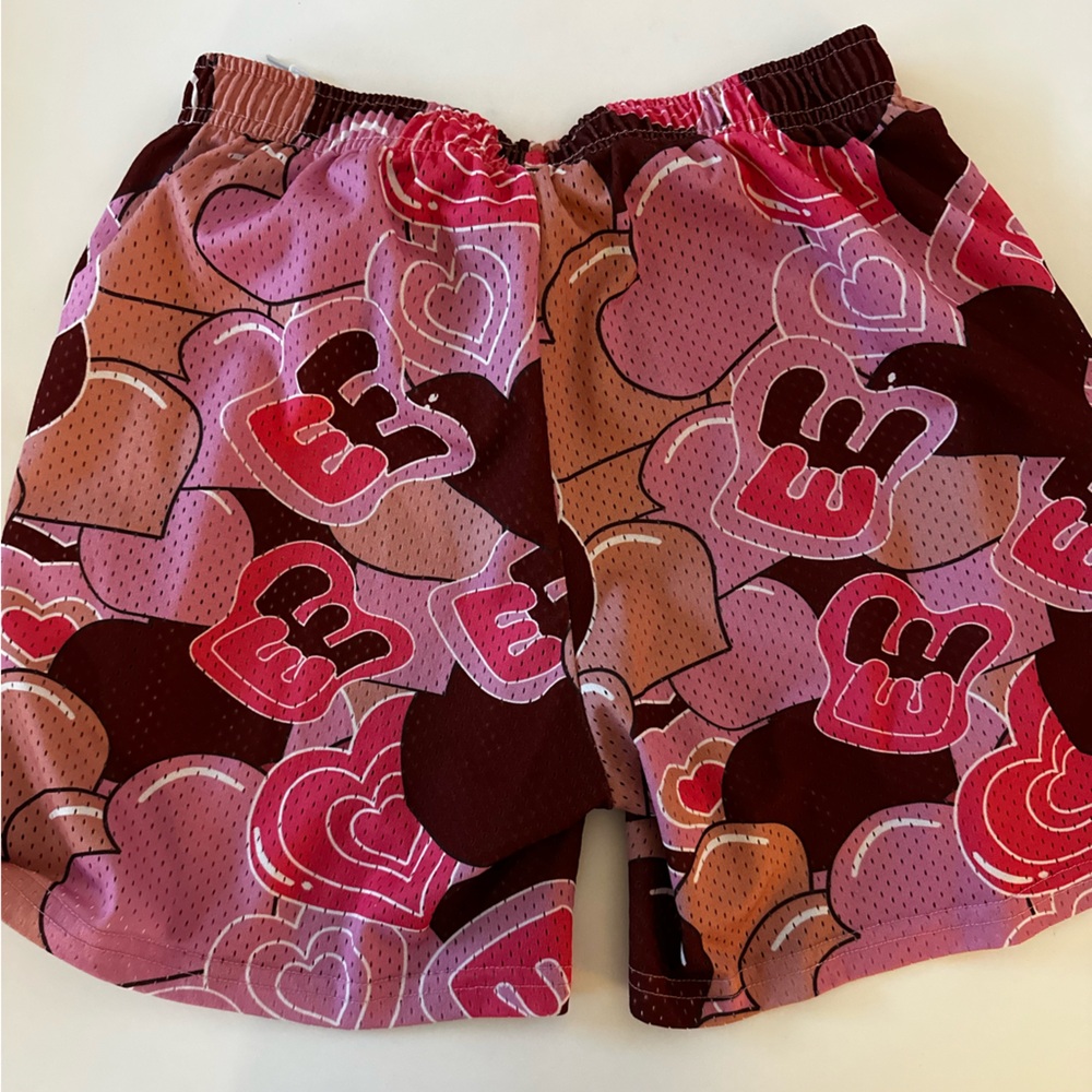 Eric Emanuel EE Basic Short "Pink Heart" Sweat sh… - image 3